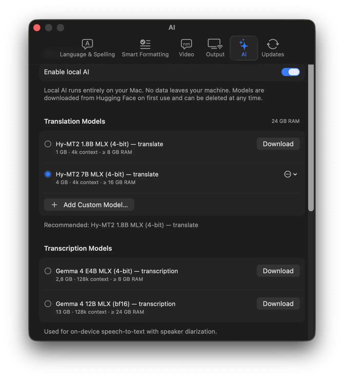 AI panel
